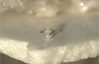 3.01CT Oval Lab Diamond Engagement Ring